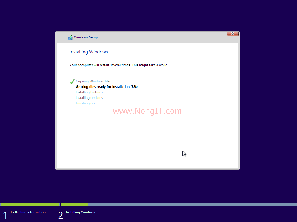 รูปตัวอย่างที่ 14 วิธีลง Windows 8.1