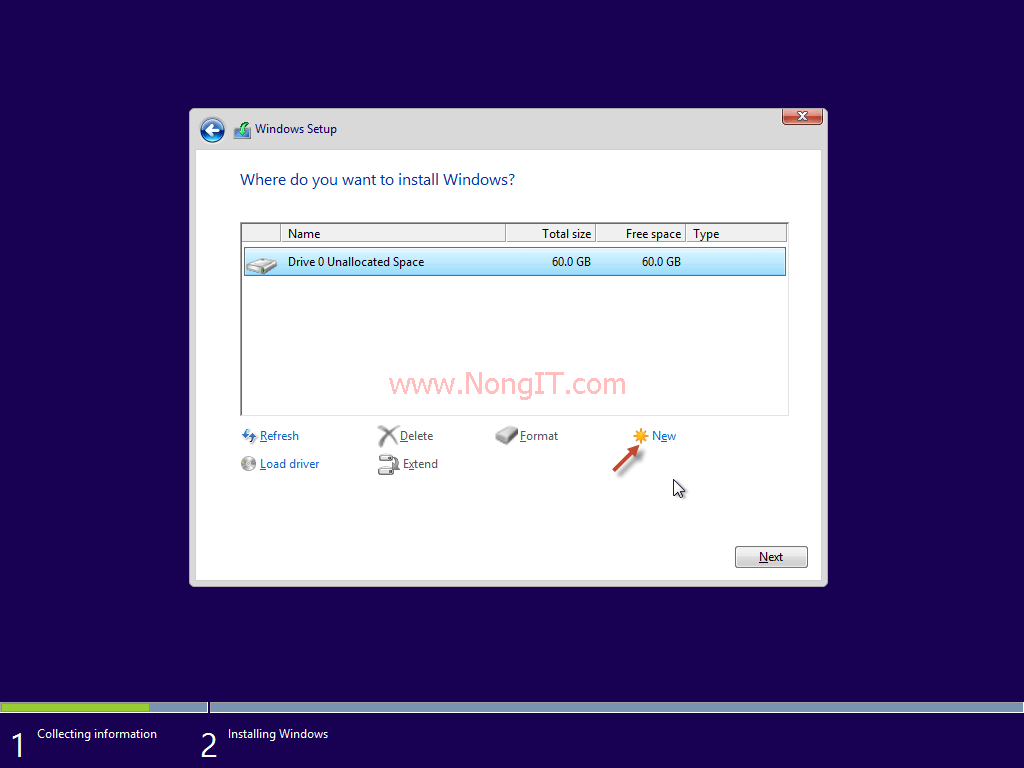 รูปตัวอย่างที่ 9 วิธีลง Windows 8.1