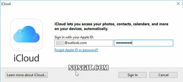 iCloud Sign in Apple ID