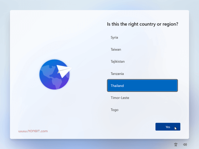 Is this the right country or region?