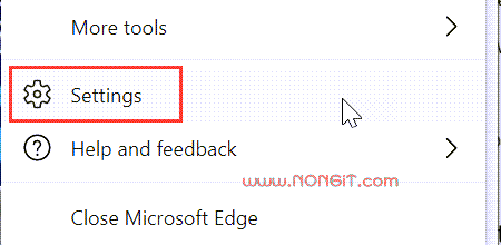 Settings (การตั้งค่า) Microsoft Edge