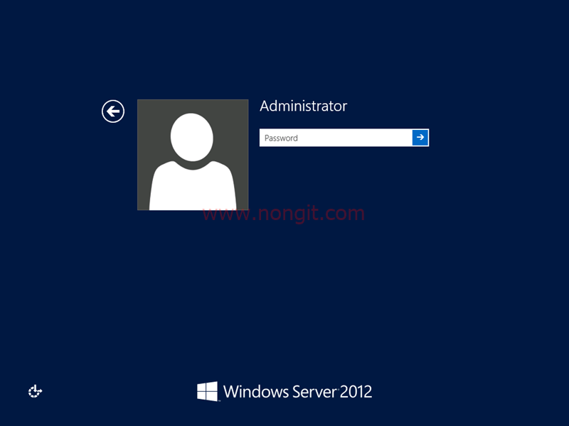 การติดตั้ง Windows Server 2012
