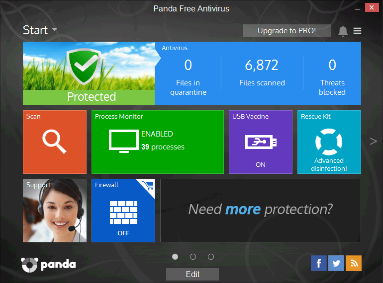การติดตั้ง Panda Cloud Antivirus Free