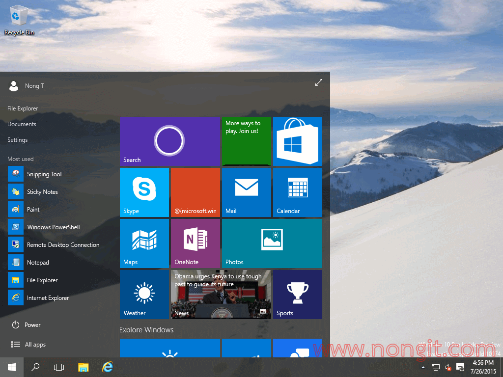 ลง windows 10