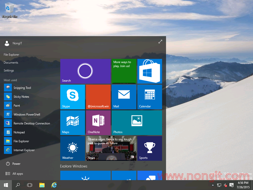 วิธีดาวน์โหลด Windows 10 ตัวเต็มฟรีจาก Microsoft