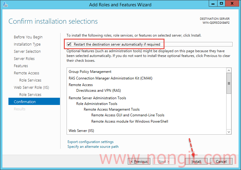 Vpn Configuration Using Windows Server 2012 R2 And Client การติดตั้ง VPN Server บน Windows Server 2012 R2 - NONGIT.COM