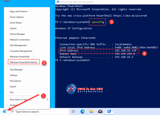วิธีดูไอพีใน Windows 10 ผ่าน Command Prompt