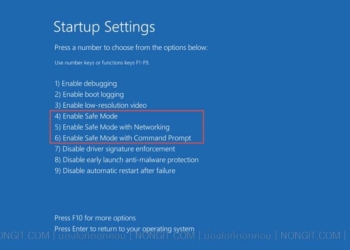 วิธีเข้า Safe mode Windows 10