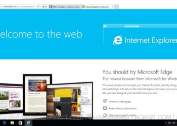Internet Explorer 11 ใน windows 10