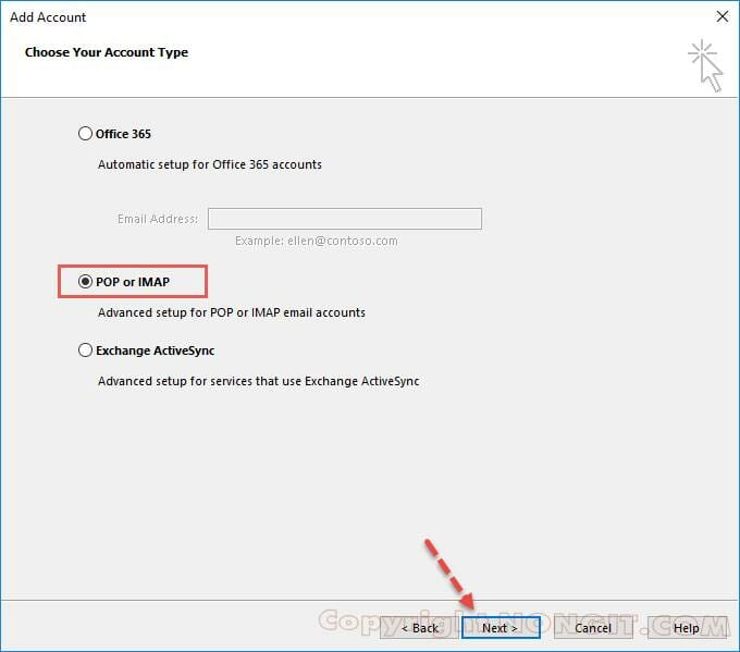 ตั้งค่าอีเมล์ Yahoo แบบ POP3 ใน Microsoft Outlook - NONGIT.COM