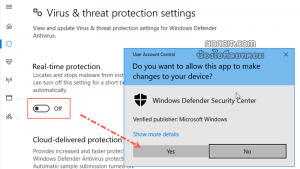วิธีปิด Windows Defender Security Center ใน Windows 10 / 8.1 อย่างถาวร ...