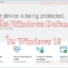 วิธีปิด windows defender ใน Windows 10