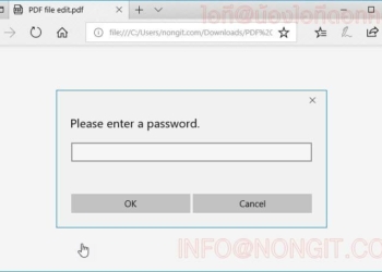 วิธีการใส่รหัสผ่านไฟล์ PDF ใน Windows 10