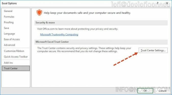 [Tips] วิธีปิด Protected View ใน Excel, Word และ PowerPoint - NONGIT.COM