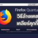 วิธีเคลียร์คุกกี้, ล้างแคช Mozilla Firefox