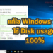 แก้ไข Windows 10 ใช้ Disk usage 100%
