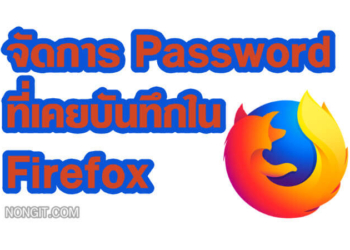 ดู Password ใน Mozilla Firefox