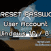 วิธี Reset Password Windows 10