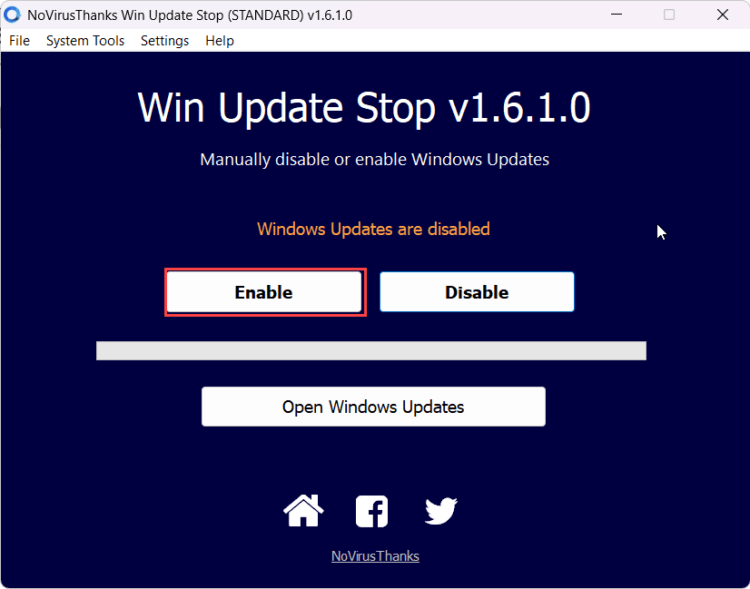 วิธีปิด Windows Update ถาวรด้วย Win Update Stop ใน Windows 11/10/8.1/7 ...