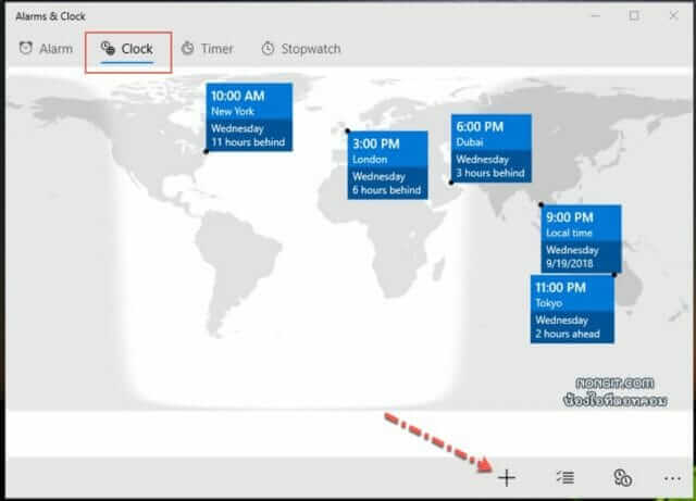 วิธีตั้งค่านาฬิกา Time Zone หลายแบบใน Windows 10 - NONGIT.COM