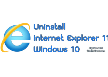 ลบ Internet Explorer 11