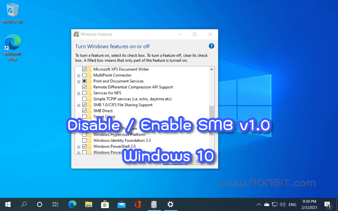 วิธีปิด/เปิด SMB v1.0 ใน Windows 10 และ 11 [คำแนะนำด้านความปลอดภัย]