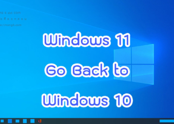 ย้อนกลับ windows 10 อีกครั้ง