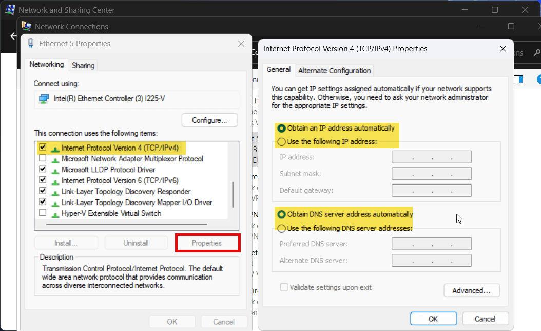 วิธีตั้งค่า IP Address Windows 11/10 (Auto & Fix IP) ง่ายๆ