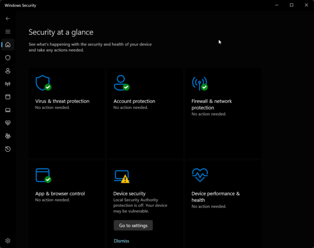 เปิดใช้งาน Windows Security ใน Windows 11