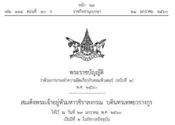 ผู้ใช้งานคอมพิวเตอร์กำลังศึกษาข้อควรระวังตาม พ.ร.บ. คอมพิวเตอร์ 2560