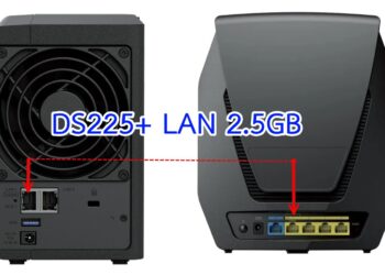 Synology DS225+ NAS วางคู่กับ Router 2.5GbE เน้นความเร็วเครือข่าย