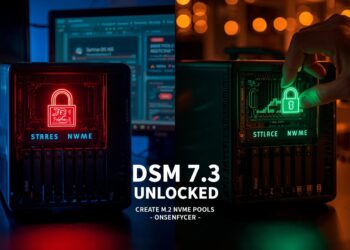 ฟีเจอร์ Synology DSM 7.3 และการทำ NVMe Storage Pool